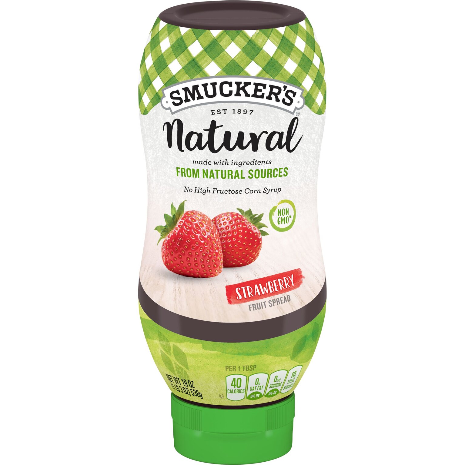 Natural Strawberry Squeezable Fruit Spread